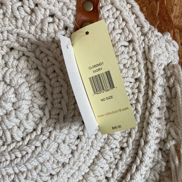 Macrame tote purse - Picture 2 of 4